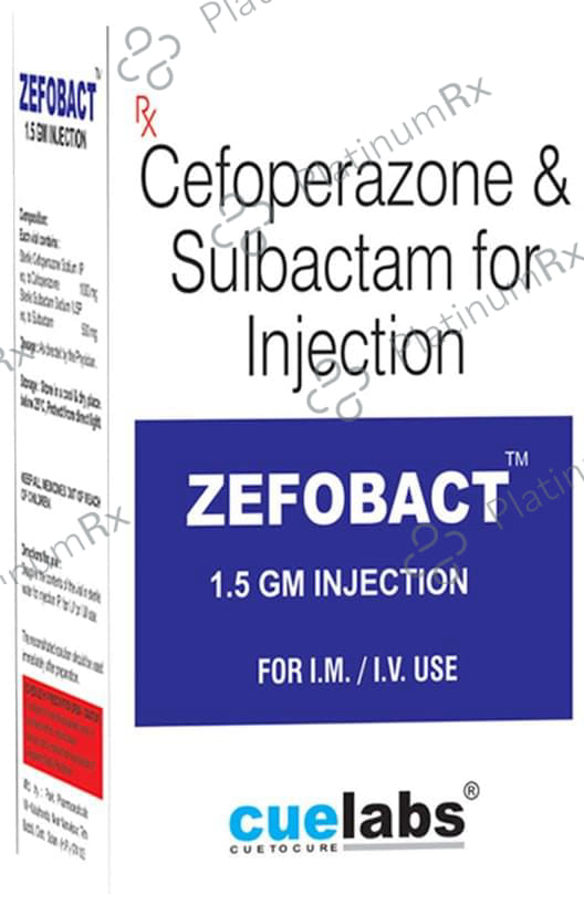 Zefobact 1.5gm Injection