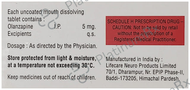 Olaquiz 5mg Tablet MD