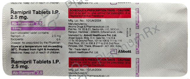 Ab Ramprel 2.5mg Tablet 10s
