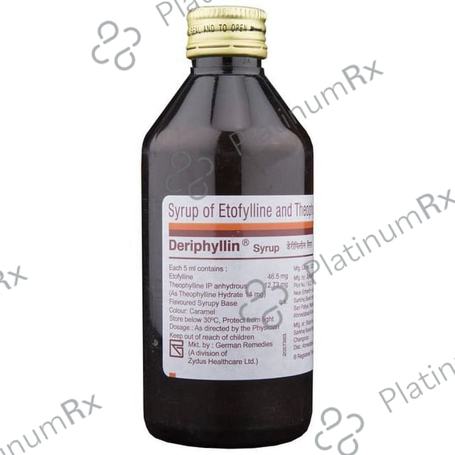 Deriphyllin 46.5/12.73mg Syrup 200ml