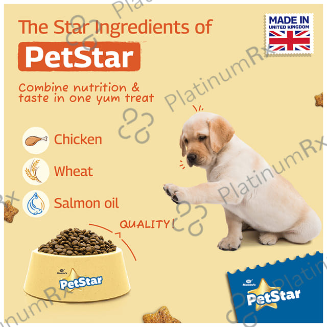 Petstar Puppy Dry Dog Food Milk & Wheat 1 kg