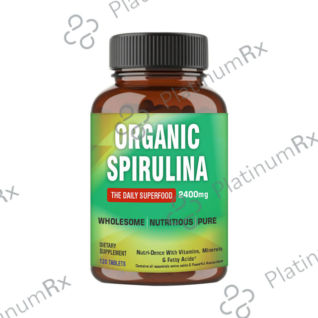 Walpar Organic Spirulina 2400mg Tablet