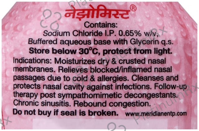 Nasomist Saline Nasal Spray 20ml