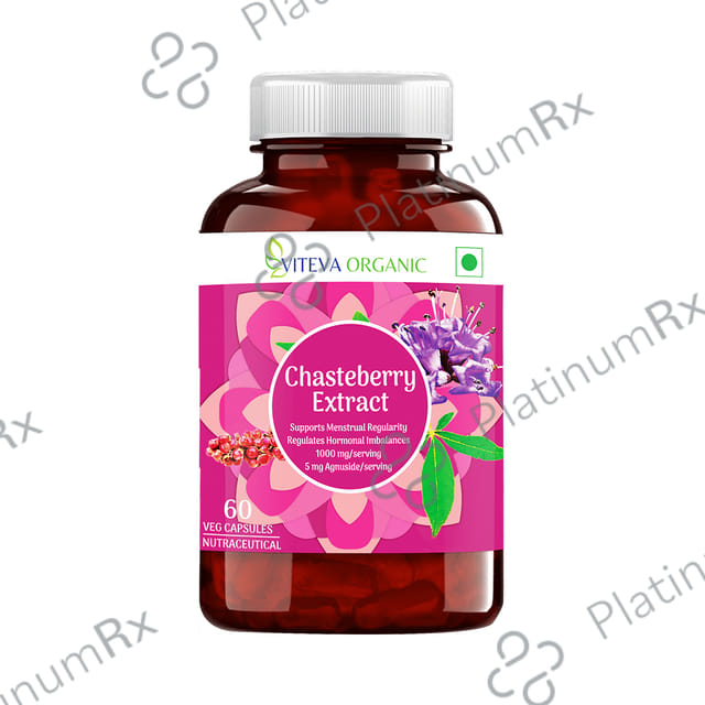 Viteva Organic Chasteberry Extract Veg Capsule