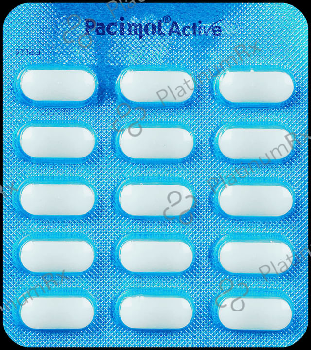 Pacimol Active 50/650mg Tablet 15s