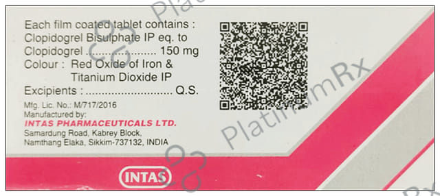 Clavix 150mg Tablet 10s