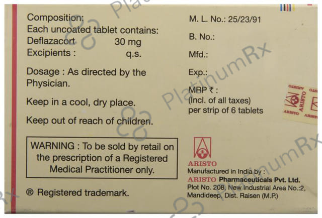Dezacor 30 Tablet 6 Tablet
