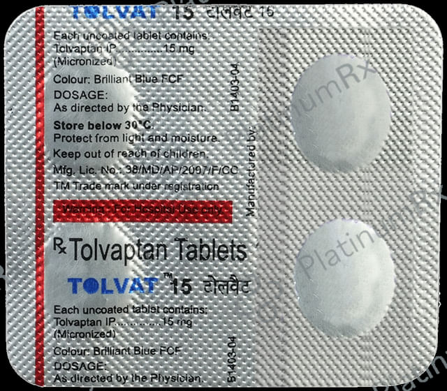 Tolvat 15mg Tablet 4s