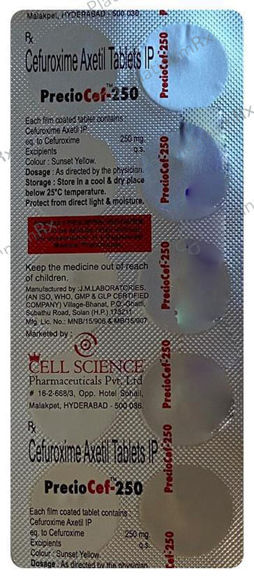 Preciocef 250 Tablet