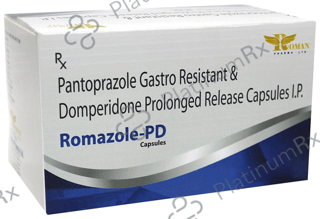 Romazole PD 30mg/40mg Capsule SR