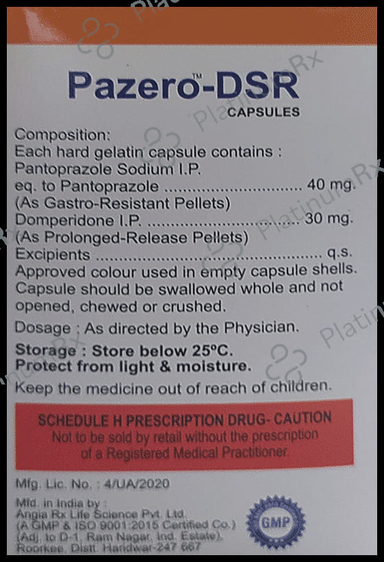 Pazero DSR Capsule 10s