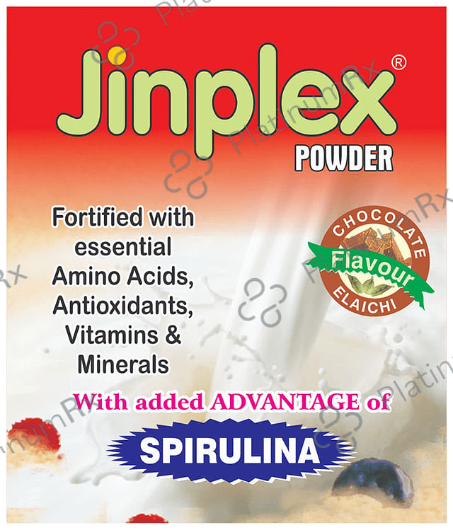 Om Biotec Jinplex Powder Chocolate and Elaichi