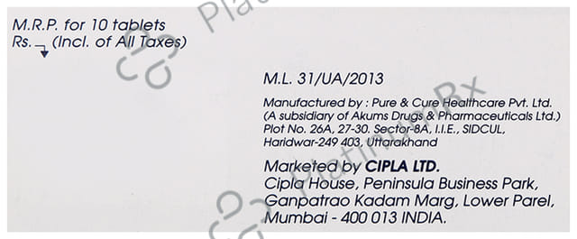 Dilvas 10mg Tablet 10s