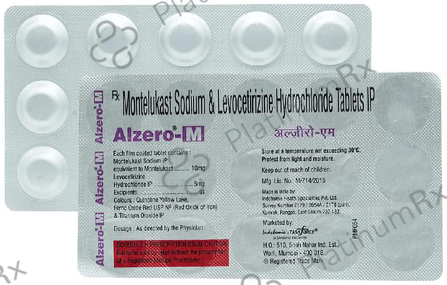 Alzero M 5/10mg Tablet 15s