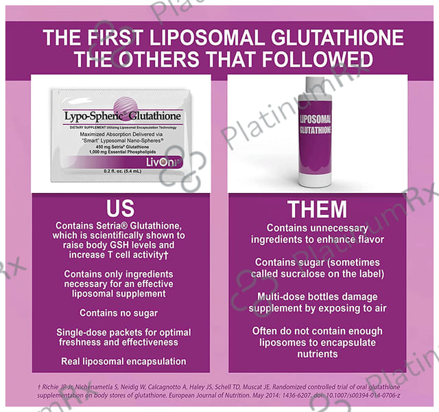 Livon Lypo Spheric Glutathione Sachet 30s