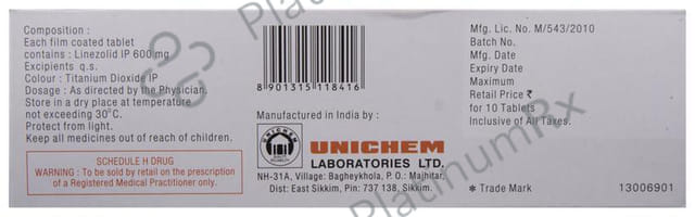 Linox 600mg Tablet 10s