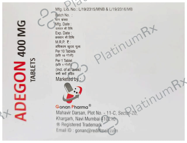 Adegon 400mg Tablet 10s