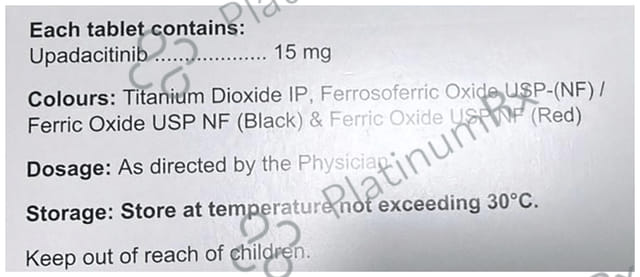 Upadacip 15mg Tablet ER 10s