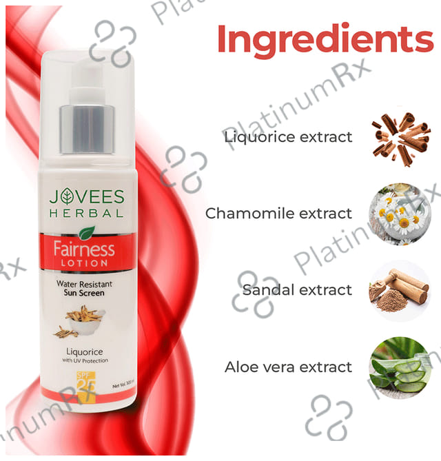 Jovees Fairness Sun Screen SPF 25 Lotion 100 ml