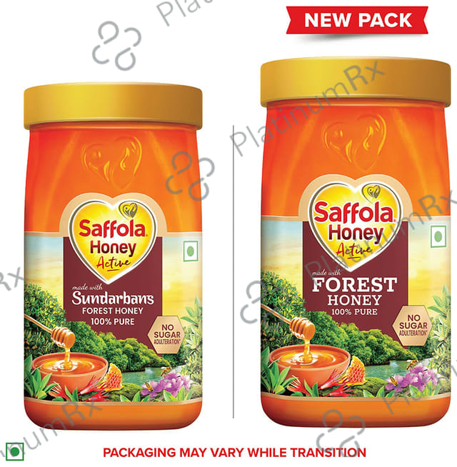 Saffola Honey Active Made with Sundarban Forest Honey No Sugar Adulteration 1kg