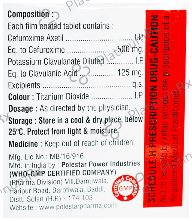 Cafnet CV 500 Tablet