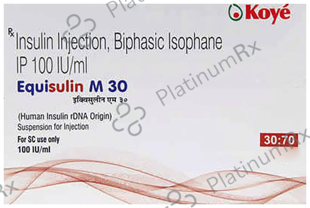 Equisulin M 30/70 (100 IU/ml) (1*10ml Vial)