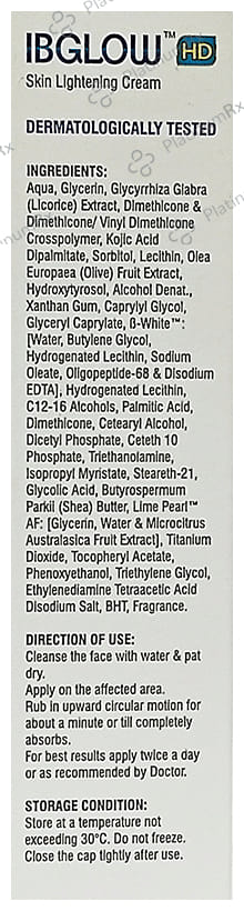 IBGlow HD Skin Lightening Cream 15gm