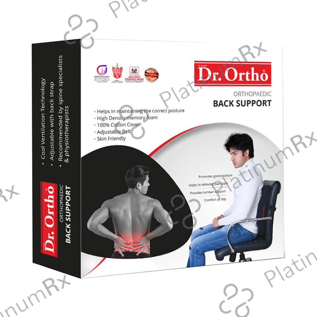 Dr Ortho Orthopaedic Back Support Universal Black