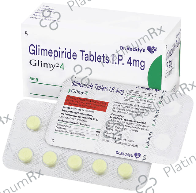 Glimy 4mg Tablet 10s