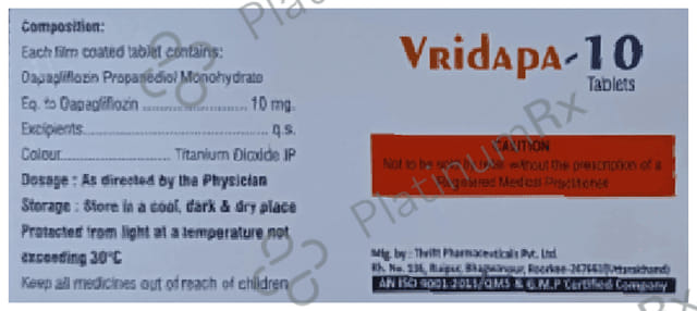 Vridapa 10 Tablet