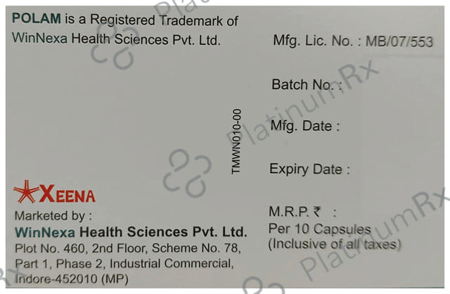 Polam 75mg/750mcg Capsule 10s
