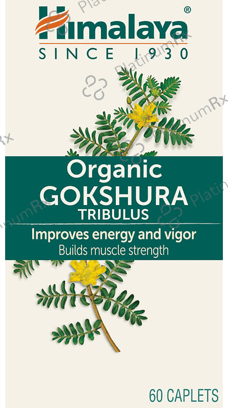 Himalaya Organic Gokshura - Men's Wellness - Helps improve Stamina and Vigour - Caplet
