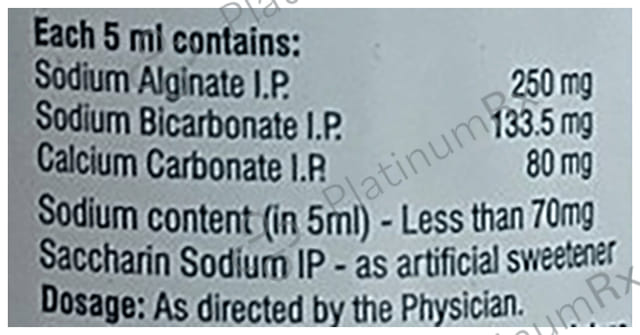 Gastrium Peppermint Flavour Sugar Free Suspension 200ml