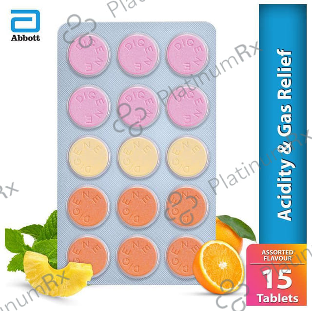 Digene Acidity & Gas Relief Tablet 15s