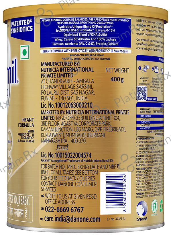 Aptamil C Proteq Powder 400gm