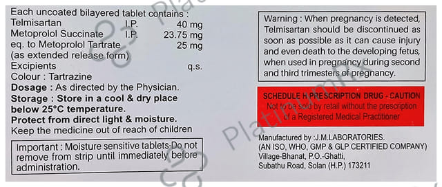 SarTic Beta 25mg Tablet ER 10s