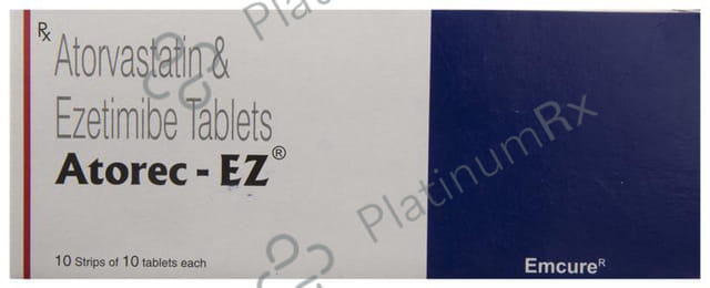 Atorec EZ 10/10mg Tablet 10s