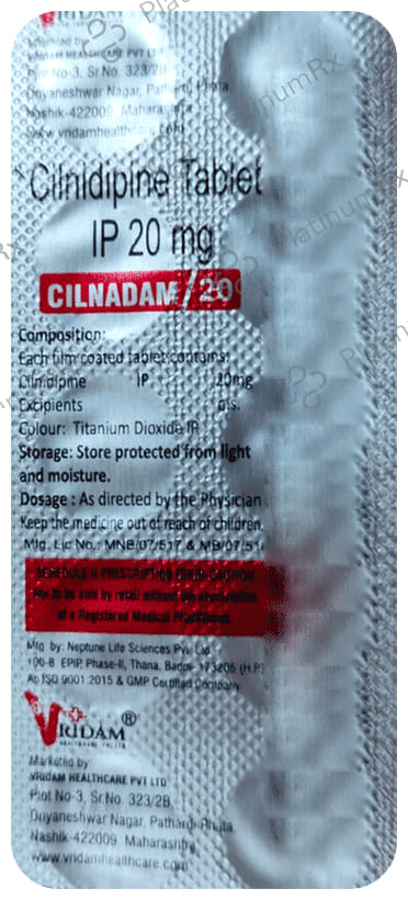 Cilnadam 20mg Tablet 10s