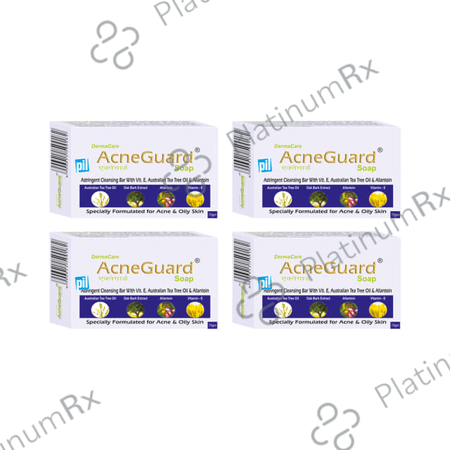 Acneguard Soap (75gm Each) 4 Soap