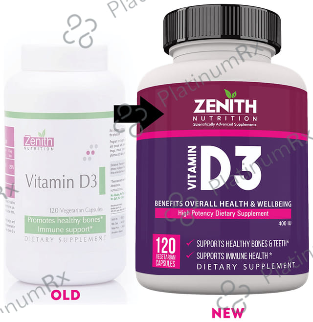 Zenith Nutrition Vitamin D3 Capsule