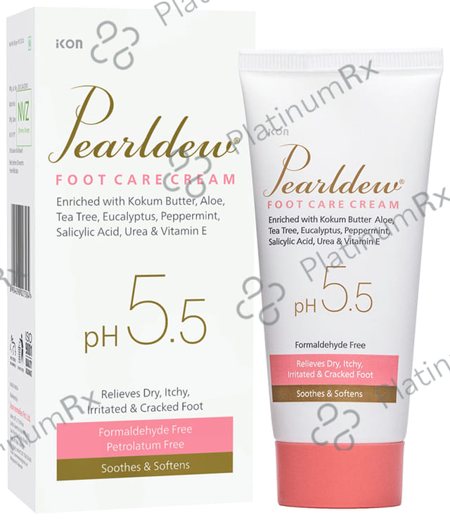 Pearldew Foot Care Cream (60gm Each) 2 Tubes