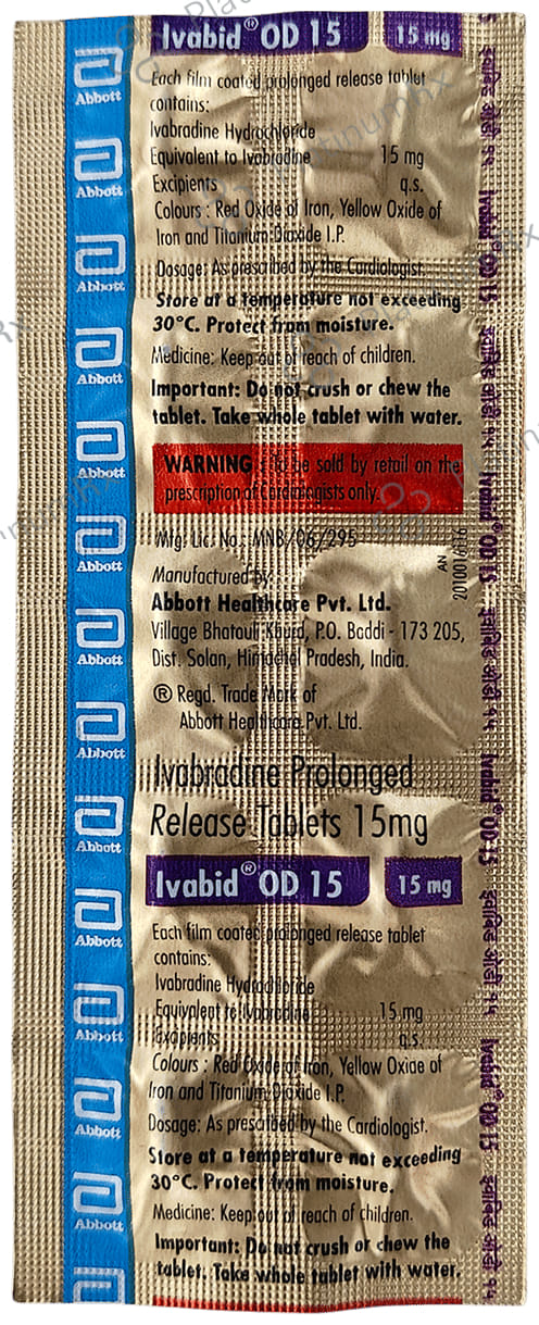 Ivabid OD 15mg Tablet 10s