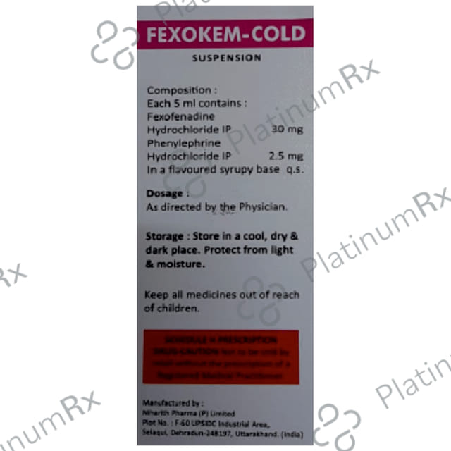 Fexokem Cold Syrup