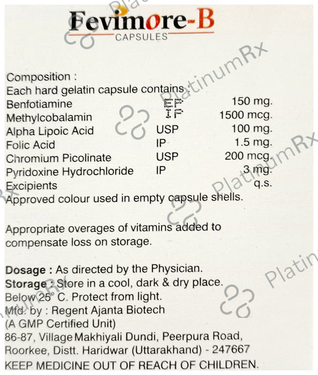 Fevimore B Capsule 10s