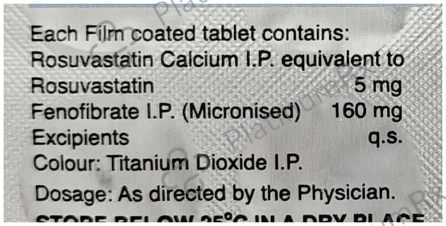 Rozucor F 5/160mg Tablet 15s