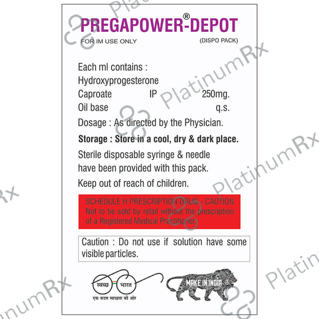 Pregapower Depot 500 Injection
