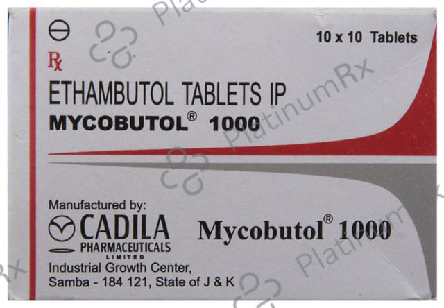 Mycobutol 1000 Tablet
