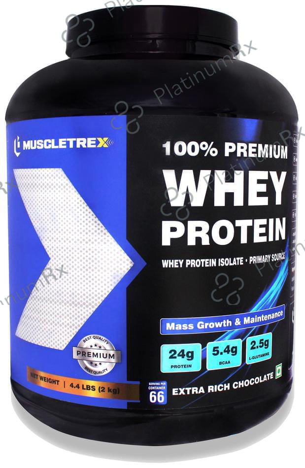 Muscletrex 100% Whey Protein Extra Rich Chocolate 4 lb