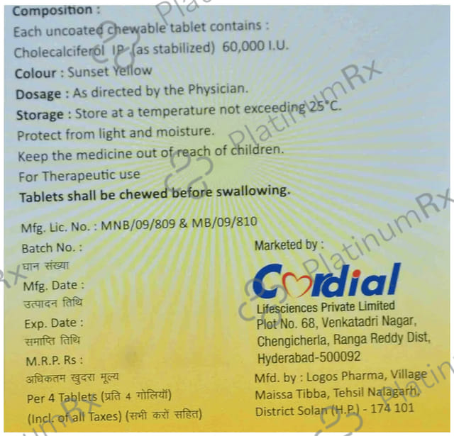 Vivid 60000IU Tablet 4s