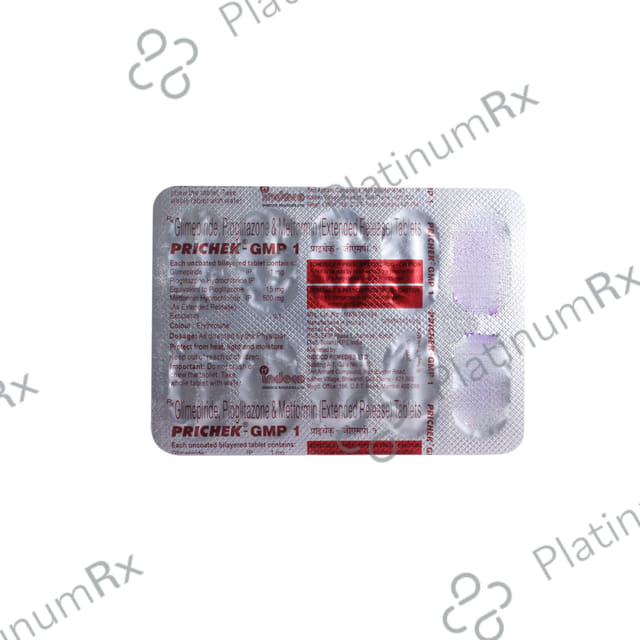 Prichek GMP 1/500/15mg Tablet 10s